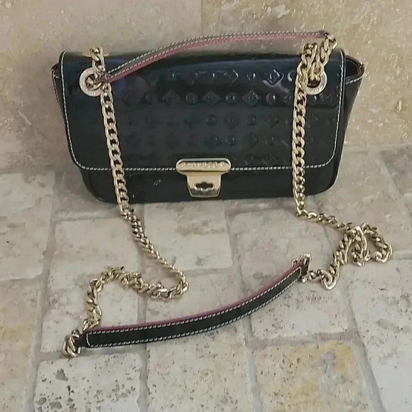 Arcadia by Invece Italian Black crossbody shoulder bag - Picture 2 of 7